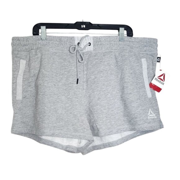 Reebok 2015 Limited Grey Heather XXXL Relaxed Shorts | Polyester/Cotton Blend - Picture 1 of 13